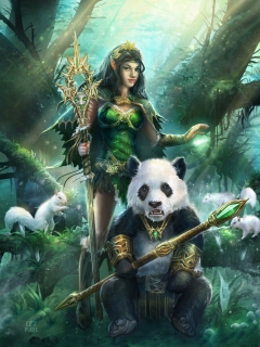 panda queen  by Alexandrescu Paul