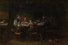 Peasant Family at the Table by Jozef Israëls