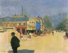 Place Clichy, Paris by Félix Vallotton