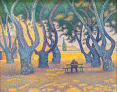 Place des Lices, St. Tropez by Paul Signac