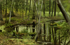 Pond in the Forest by Stanisław Witkiewicz