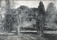 Port Cochere at 39 Elm Street, Worcester, Mass. by Miriam Washburn