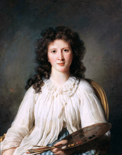 Portrait d'Adélaïde Binart, épouse Lenoir (1769-1832), peintre by Marie-Geneviève Bouliard