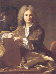 Portrait de Pierre Drevet by Hyacinthe Rigaud