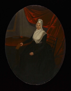 Portrait of a Connecticut Clockmaker's Wife by Ralph Eleaser Whiteside Earl