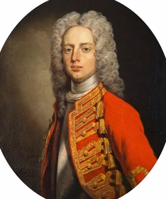 Portrait of a Man, called Sir Peter Halkett, 2nd Bart of Pitfirrane (died 1755) by Hans Hysing