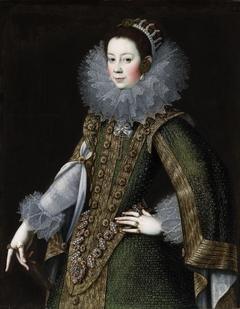 Portrait of a Spanish Noblewoman by Anonymous