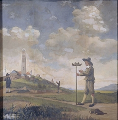 Portrait of a Surveyor (Andries van der Wal) by Unknown Artist