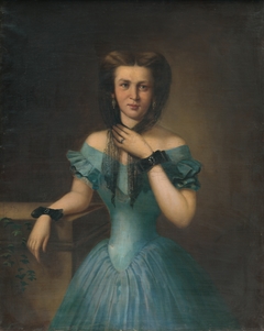 Portrait of a widow by József Molnár