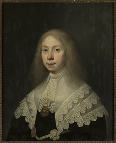 Portrait of a young lady by Dirck van Santvoort