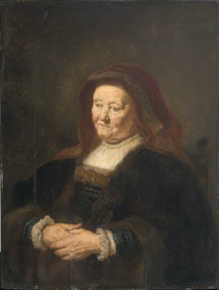 Portrait of an Old Woman by Salomon Koninck