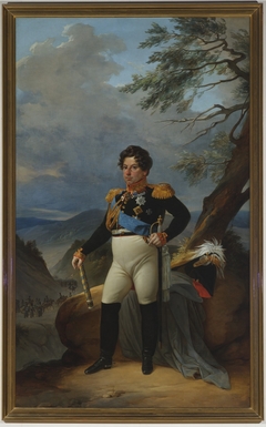 Portrait of Count I.I.Dibich-Zabalkansky by Pyotr Basin