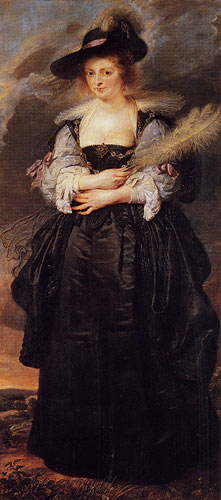 Portrait of Helena Fourment by Peter Paul Rubens