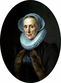 Portrait of Maria van Wassenaer Hanecops (c.1542–after 1612) by Michiel Jansz van Mierevelt