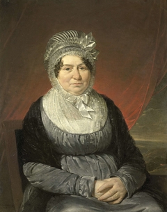 Portrait of Mrs. Brak-Haskenhoff by Cornelis Kruseman