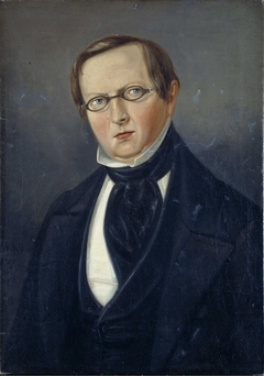 Portrait of Peder Krabbe Gaarder by Harro Harring