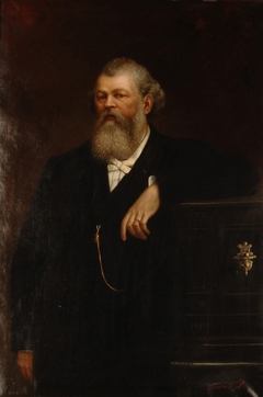 Portrait of the Alsatian Composer Victor Nessler by Ottomar Weymann