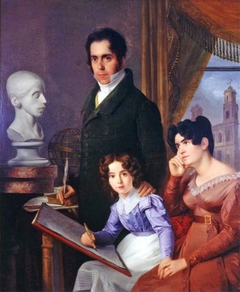 Portrait of the Barros Family by Domingos Sequeira