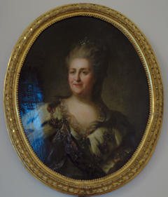 Porträt der Catherine II of Russia (1729-1796) by Fyodor Rokotov