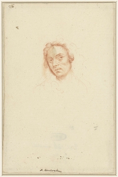 Portret van Arnold Houbraken by Jacob Houbraken