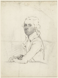 Portret van een jongeman, driekwart naar links en van opzij by Charles Howard Hodges