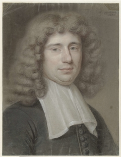 Portret van een onbekende man, buste, naar rechts by Bernard Vaillant