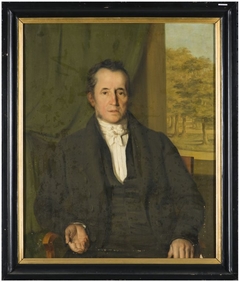 Portret van Frederik de Haan by Wytze de Haan