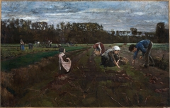 Potato Harvest by Max Liebermann