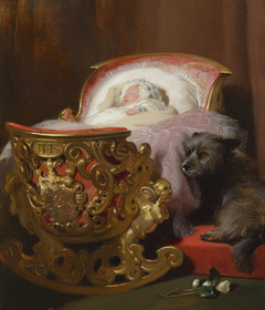 Princess Alice asleep by Edwin Henry Landseer