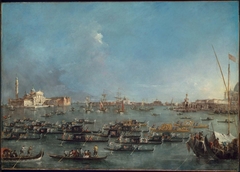 Procession of Gondolas in the Bacino di San Marco by Francesco Guardi