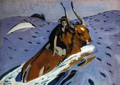 Rape of Europa by Valentin Serov