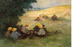 Resting Farmworkers by Gonzalo Bilbao Martínez