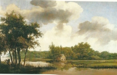 River Landscape with Castle Heemstede beyond by Jan Lagoor