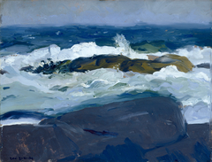 Rock Reef, Maine by George Bellows