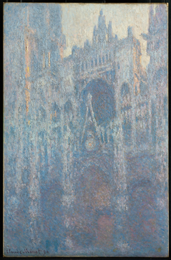 Rouen Cathedral, Portal, Morning Light by Claude Monet