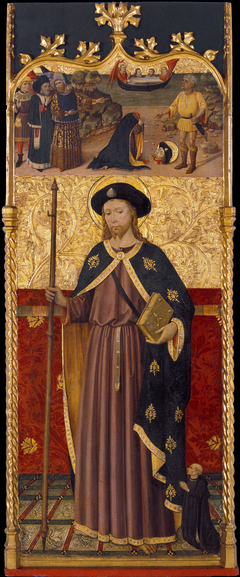 Saint James with a Donor, Decapitation of Saint James by Master of Cruïlles