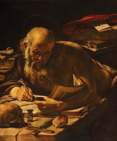 Saint Jerome by manner of Gerrit van Honthorst