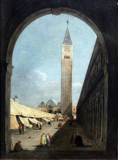 Saint Mark’s Square in Venice by Giacomo Guardi