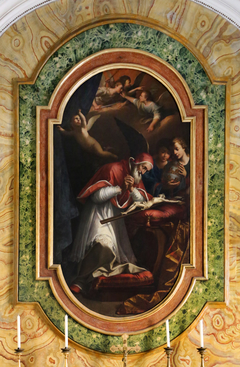 Saint Pius V and the miracle of the Crucifix by Domenico Maria Muratori