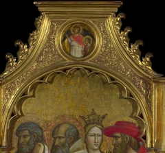 Saints Raphael and Tobias: Roundel above Right Panel by Giovanni dal Ponte