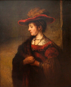 Saskia van Uylenburgh, Wife of the Painter Rembrandt by Anonymous