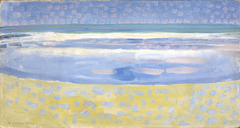 Sea after Sunset by Piet Mondrian