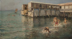 Sea Baths (Guaglioni) by Vincenzo Caprile