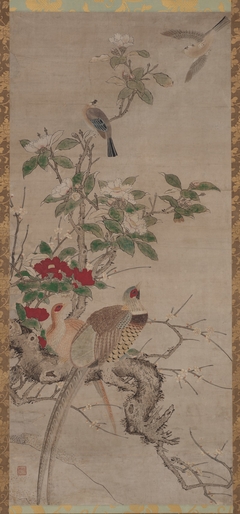 Seasonal Birds and Flowers by Kanō Sanraku