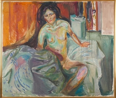 Seated Nude: Morning by Edvard Munch