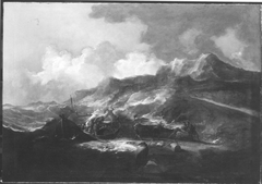 Seesturm (Nachahmer) by Salvator Rosa