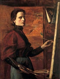 Self-portrait by Elizabeth Nourse