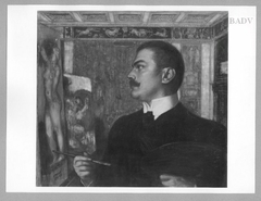 self-portrait by Franz Stuck