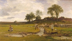 Sheep-Washing in Sussex by James Aumonier