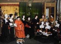 Sir Thomas More and his Family (after Hans Holbein the Younger) by Rowland Lockey